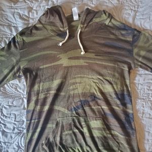 Hooded Camo Shirt